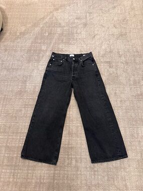 Citizens of Humanity Gaucho wide leg Jean in black